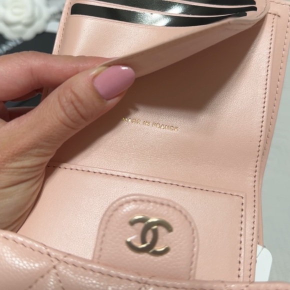 Chanel classic flap small wallet 🩰 ballet pink 100% Authentic - Picture 6 of 6